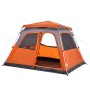 Iglu-Zelt 6 Personen schnell öffnend grau/orange von vidaXL, Zelte - Ref: Foro24-4004235, Preis: 221,28 €, Rabatt: %