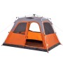 Iglu-Zelt 6 Personen schnell öffnend grau/orange von vidaXL, Zelte - Ref: Foro24-4004235, Preis: 221,28 €, Rabatt: %