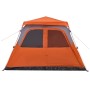 Iglu-Zelt 6 Personen schnell öffnend grau/orange von vidaXL, Zelte - Ref: Foro24-4004235, Preis: 221,28 €, Rabatt: %