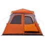 Iglu-Zelt 6 Personen schnell öffnend grau/orange von vidaXL, Zelte - Ref: Foro24-4004235, Preis: 221,28 €, Rabatt: %