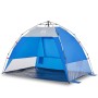 Beach tent 2 people waterproof quick opening blue by vidaXL, tents - Ref: Foro24-4005299, Price: 66,38 €, Discount: %