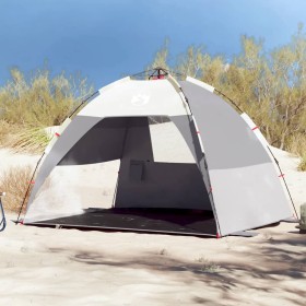 Beach tent 2 people waterproof quick opening gray by vidaXL, tents - Ref: Foro24-4005301, Price: 66,38 €, Discount: %