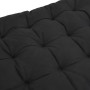 Black suede faux leather sun lounger cushion 160x50x10 cm by vidaXL, Cushions for chairs and sofas - Ref: Foro24-366542, Pric...