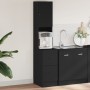 Black engineered wood kitchen cabinet 35x50x180 cm by vidaXL, Kitchen cabinets - Ref: Foro24-840759, Price: 113,68 €, Discoun...