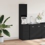 Black engineered wood kitchen cabinet 35x50x180 cm by vidaXL, Kitchen cabinets - Ref: Foro24-840759, Price: 113,68 €, Discoun...