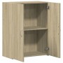 Filing cabinet engineered wood Sonoma oak 60x32x77.5 cm by vidaXL, Filing cabinets - Ref: Foro24-840767, Price: 65,72 €, Disc...