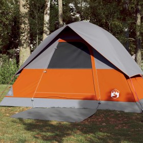 3 Person Igloo Tent Waterproof Gray Orange by vidaXL, tents - Ref: Foro24-94697, Price: 66,99 €, Discount: %