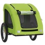 Pet Bicycle Trailer Iron Oxford Cloth Green by vidaXL, pet strollers - Ref: Foro24-93969, Price: 93,80 €, Discount: %