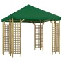 Cenador verde 3x3 m de vidaXL, Carpas y cenadores - Ref: Foro24-3054482, Precio: 404,99 €, Descuento: %