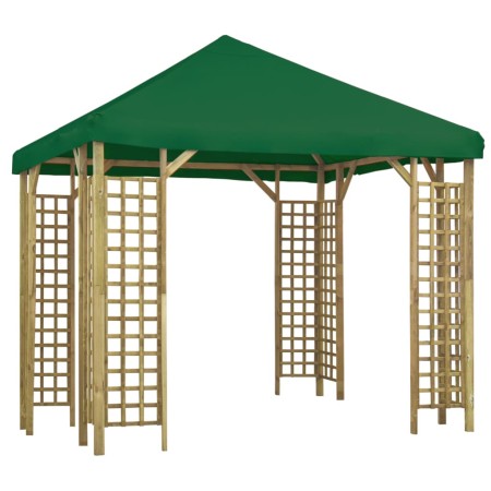 Grüner Pavillon 3x3 m von vidaXL, Zelte und Pavillons - Ref: Foro24-3054482, Preis: 404,22 €, Rabatt: %