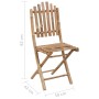 Folding garden chairs 2 units bamboo with cushions by vidaXL, Garden chairs - Ref: Foro24-3063993, Price: 112,40 €, Discount: %