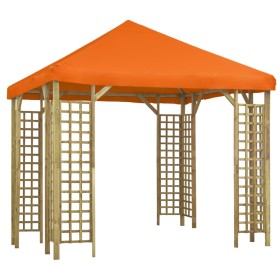 Cenador naranja 3x3 m de vidaXL, Carpas y cenadores - Ref: Foro24-3054483, Precio: 411,99 €, Descuento: %