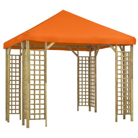 Orangefarbener Pavillon 3x3 m von vidaXL, Zelte und Pavillons - Ref: Foro24-3054483, Preis: 411,99 €, Rabatt: %