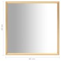 Golden mirror 40x40 cm by vidaXL, Mirrors - Ref: Foro24-322742, Price: 27,18 €, Discount: %