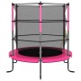 Cama elástica con red de seguridad redonda azul 140x160 cm de vidaXL, Trampolín - Ref: Foro24-92955, Precio: 120,18 €, Descue...