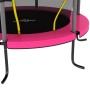 Cama elástica con red de seguridad redonda azul 140x160 cm de vidaXL, Trampolín - Ref: Foro24-92955, Precio: 120,18 €, Descue...