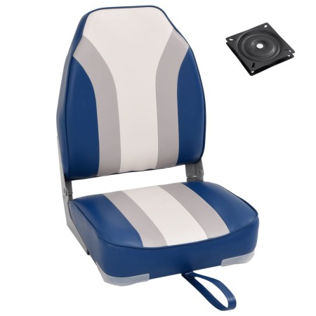 Set of 2 pcs folding boat seats with high backrest by vidaXL, Sailboats - Ref: Foro24-3284299, Price: 102,80 €, Discount: %