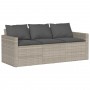 6-teiliges Gartensofa-Set und graue synthetische Rattankissen von vidaXL, Gartensets - Ref: Foro24-3213554, Preis: 525,25 €, ...