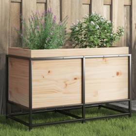 Solid pine wood planter 80x40x50 cm by vidaXL, Pots and planters - Ref: Foro24-847028, Price: 67,94 €, Discount: %