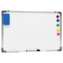 Magnetic dry erase whiteboard white steel 60x40 cm by vidaXL, White boards - Ref: Foro24-146631, Price: 35,10 €, Discount: %