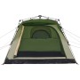 Familiencampingzelt für 4 Personen, schnell zu öffnen, grün von vidaXL, Zelte - Ref: Foro24-4004219, Preis: 179,42 €, Rabatt: %