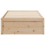 Solid pine wood bed frame 90x200 cm by vidaXL, Beds and slatted bases - Ref: Foro24-846831, Price: 126,82 €, Discount: %