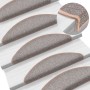 Stair mats 15 units light brown 56x17x3 cm by vidaXL, Stair mats - Ref: Foro24-133878, Price: 57,91 €, Discount: %