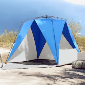 Beach tent 4 people waterproof quick opening blue by vidaXL, tents - Ref: Foro24-4005305, Price: 105,09 €, Discount: %