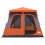 Iglu-Zelt 8 Personen schnell öffnend grau/orange von vidaXL, Zelte - Ref: Foro24-4004238, Preis: 339,51 €, Rabatt: %