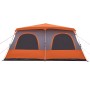 Igloo tent 8 people quick opening grey/orange by vidaXL, tents - Ref: Foro24-4004238, Price: 351,99 €, Discount: %