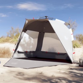 Beach tent 3 people waterproof quick opening gray by vidaXL, tents - Ref: Foro24-4005313, Price: 87,95 €, Discount: %