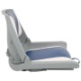 Set of 4 folding boat seats with white and blue cushion by vidaXL, Sailboats - Ref: Foro24-272241, Price: 160,86 €, Discount: %