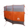 Cortaviento de camping impermeable gris naranja 366x152x152 cm de vidaXL, Paravientos - Ref: Foro24-94742, Precio: 38,99 €, D...