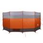 Wasserdichte Camping-Windjacke grau orange 366x152x152 cm von vidaXL, Windschutz - Ref: Foro24-94742, Preis: 40,32 €, Rabatt: %