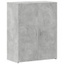 Betongrauer Aktenschrank aus Holzwerkstoff, 60 x 32 x 77,5 cm von vidaXL, Aktenschränke - Ref: Foro24-840768, Preis: 58,99 €,...