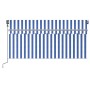 Toldo automático persiana, LED y sensor de viento azul 3,5x2,5m de vidaXL, Toldos - Ref: Foro24-3069411, Precio: 523,17 €, De...