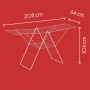 Metaltex Amsterdam Wäscheleine mit Flügeln 32 m von Metaltex, Wäscheleinen und Kleiderbügel - Ref: Foro24-430392, Preis: 92,2...