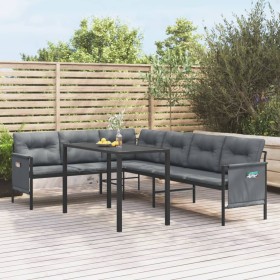 Garden dining set 2 pieces anthracite gray steel by vidaXL, Garden sets - Ref: Foro24-3187260, Price: 376,99 €, Discount: %