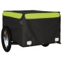 Black and green iron bicycle trailer 45 kg by vidaXL, Bicycle trailers - Ref: Foro24-94088, Price: 96,99 €, Discount: %