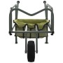 Fishing cart with green powder coated steel wheel by vidaXL, Fishing - Ref: Foro24-94869, Price: 116,34 €, Discount: %