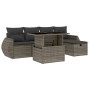 6-piece garden furniture set and gray synthetic rattan cushions by vidaXL, Garden sets - Ref: Foro24-3275130, Price: 456,23 €...