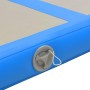 Esterilla inflable de gimnasia con bomba 600x100x10 cm PVC azul de vidaXL, Esteras para pilates y yoga - Ref: Foro24-91922, P...