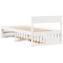 Bed frame with drawers solid white pine wood 90x200 cm by vidaXL, Beds and slatted bases - Ref: Foro24-846793, Price: 226,91 ...