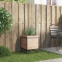 Jardinera de madera maciza de pino 40x40x50 cm de vidaXL, Maceteros y jardineras - Ref: Foro24-847018, Precio: 44,88 €, Descu...