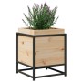 Jardinera de madera maciza de pino 40x40x50 cm de vidaXL, Maceteros y jardineras - Ref: Foro24-847018, Precio: 44,88 €, Descu...