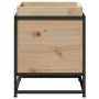 Jardinera de madera maciza de pino 40x40x50 cm de vidaXL, Maceteros y jardineras - Ref: Foro24-847018, Precio: 44,88 €, Descu...