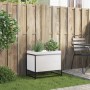 Jardinera de madera maciza de pino blanca 60x40x50 cm de vidaXL, Maceteros y jardineras - Ref: Foro24-847024, Precio: 51,75 €...