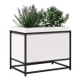 Jardinera de madera maciza de pino blanca 60x40x50 cm de vidaXL, Maceteros y jardineras - Ref: Foro24-847024, Precio: 51,75 €...