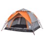 3-Personen-Iglu-Zelt, schnell zu öffnen, grau/orange von vidaXL, Zelte - Ref: Foro24-4004179, Preis: 84,94 €, Rabatt: %