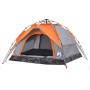 3-Personen-Iglu-Zelt, schnell zu öffnen, grau/orange von vidaXL, Zelte - Ref: Foro24-4004179, Preis: 84,94 €, Rabatt: %